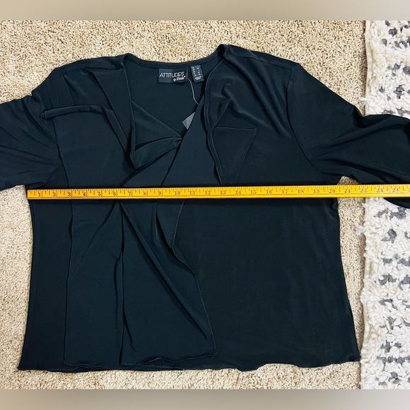 Attitude by Renee Black Open Cardigan – L | New With Tags - Picture 9 of 14